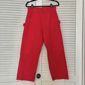 vintage Dee Cee carpenter pants - red